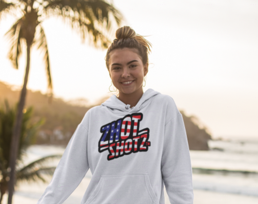 USA Flag Design Zhot Shotz Hoodie