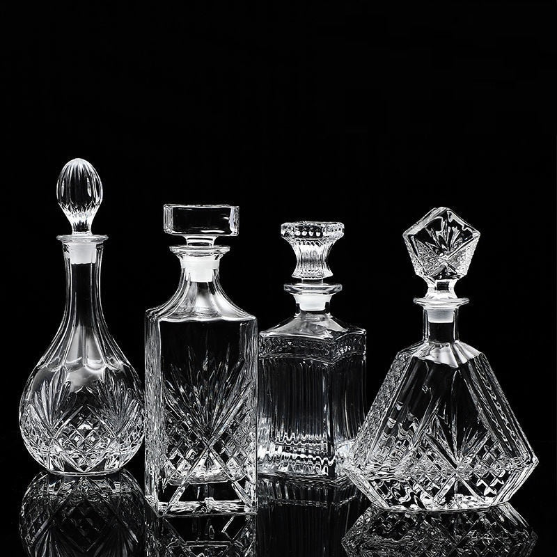 Whiskey Decanters - Whiskey Bottle Crystal Glass Decanter- Home Bar Decoration