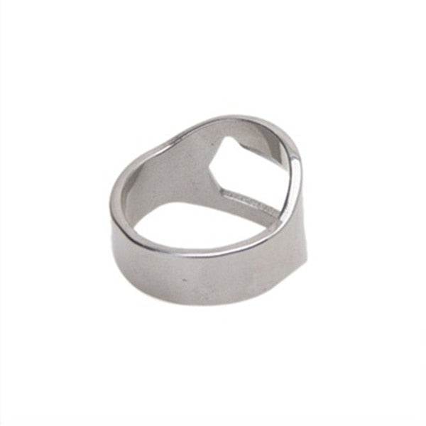 Finger Ring Bottle Opener Bar Beer Tools - 3PCS/set - Stainless Steel
