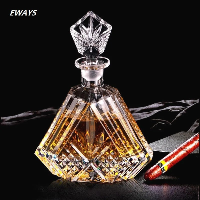 Whiskey Decanters - Whiskey Bottle Crystal Glass Decanter- Home Bar Decoration