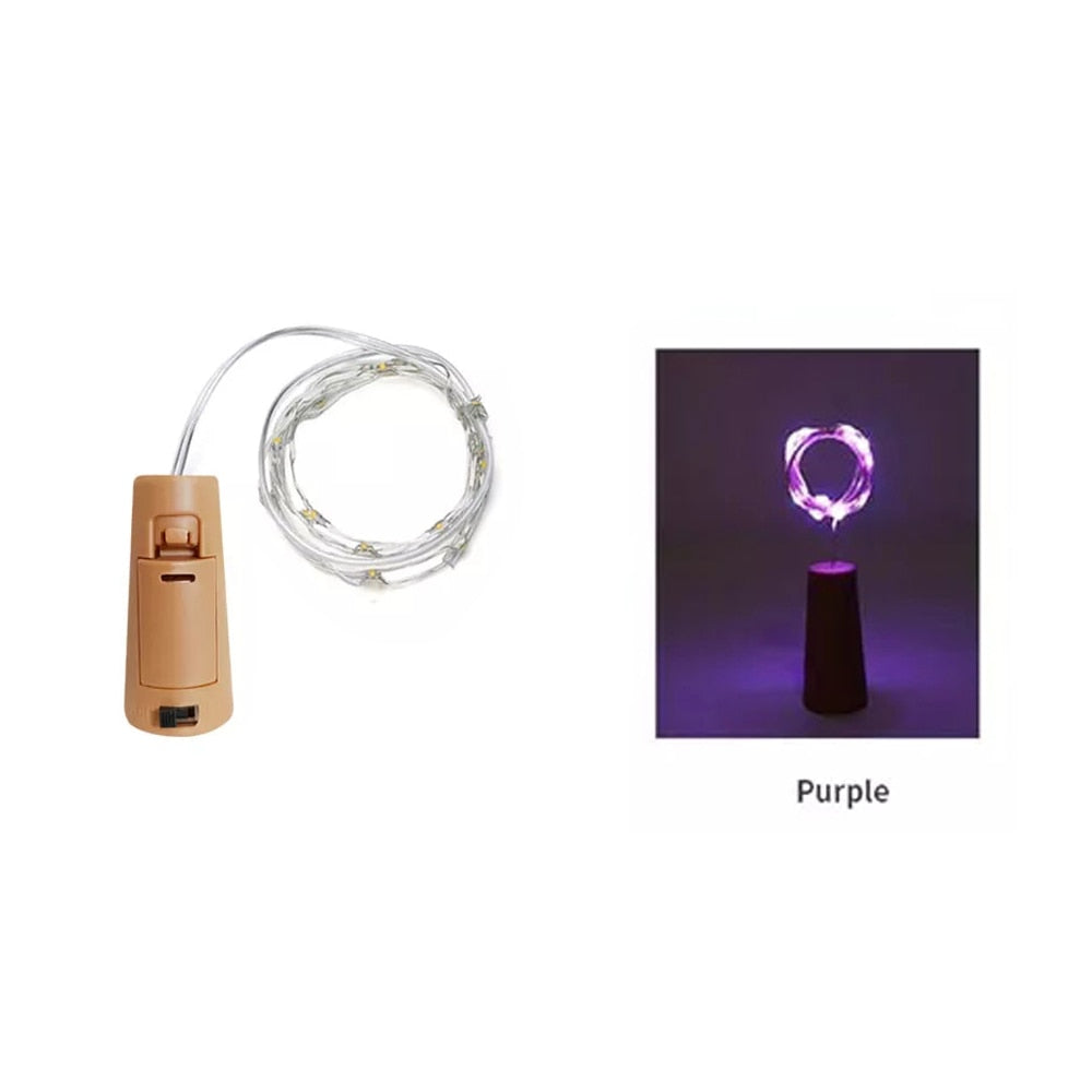Wine Bottle Light for bar -string lights -decoration for wine bottle -fairy lights