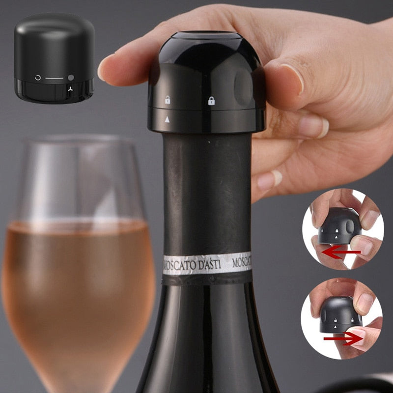 Vacuum Wine Plug - Red Wine Bottle Cap Stopper