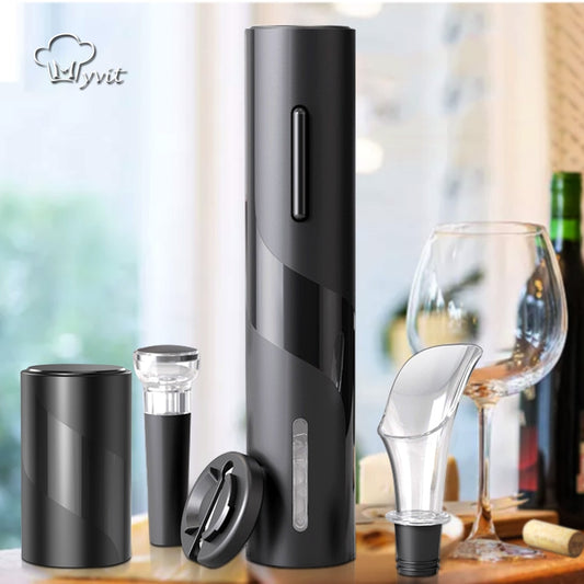 Electric Wine Opener -Automatic Corkscrew -Wine Openers -Rechargeable Bottle Opener - Foil Cutter