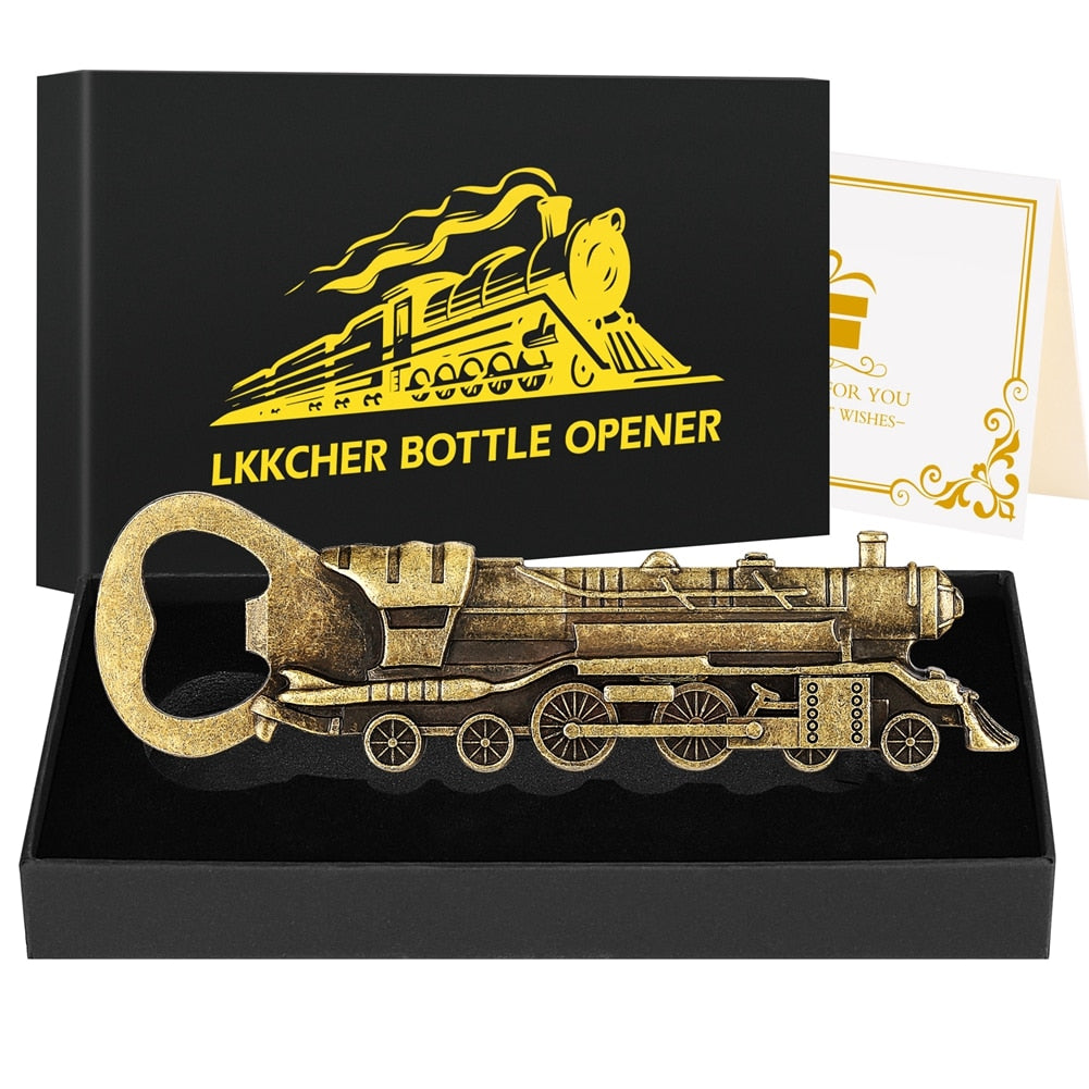 Train Handmade Retro Bottle Opener Variety of Designs Gift Box - Beer Opener -Gadget Party -Wedding Gifts for Guest
