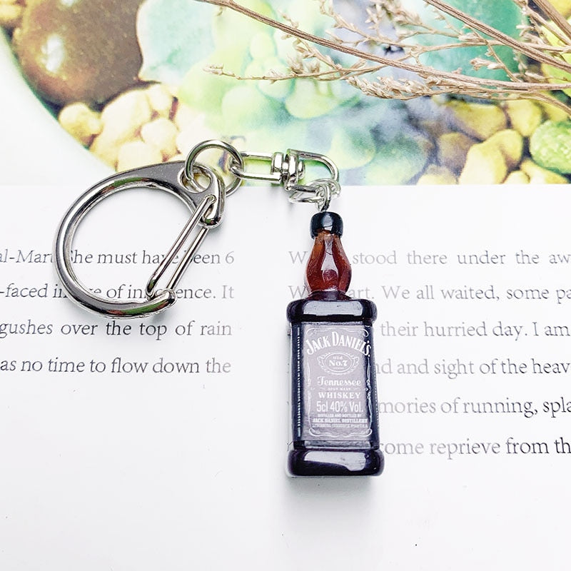Alcohol Brands Keychain Beer - Vodka - Whiskey - Tequila - Gin -Pisco Branded Keychains