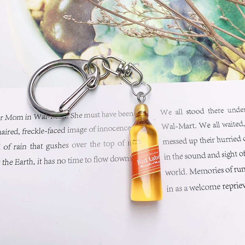 Alcohol Brands Keychain Beer - Vodka - Whiskey - Tequila - Gin -Pisco Branded Keychains