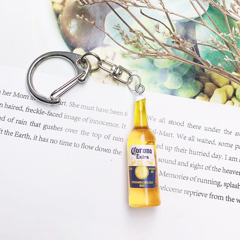 Alcohol Brands Keychain Beer - Vodka - Whiskey - Tequila - Gin -Pisco Branded Keychains