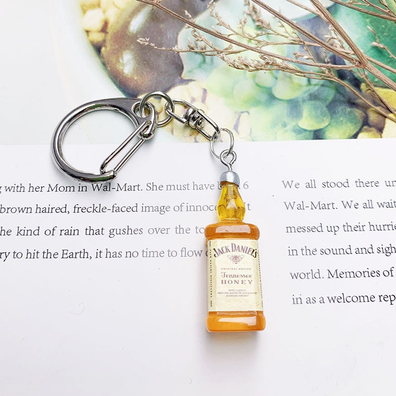 Alcohol Brands Keychain Beer - Vodka - Whiskey - Tequila - Gin -Pisco Branded Keychains
