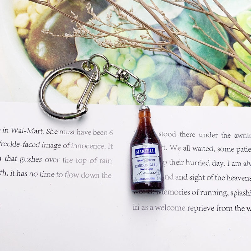 Alcohol Brands Keychain Beer - Vodka - Whiskey - Tequila - Gin -Pisco Branded Keychains