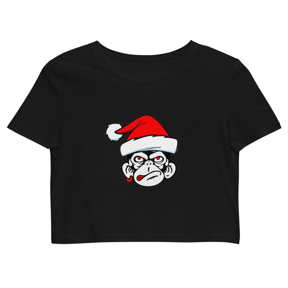 Zhot Shotz Monkey-Organic Crop Top - Zhot Shop