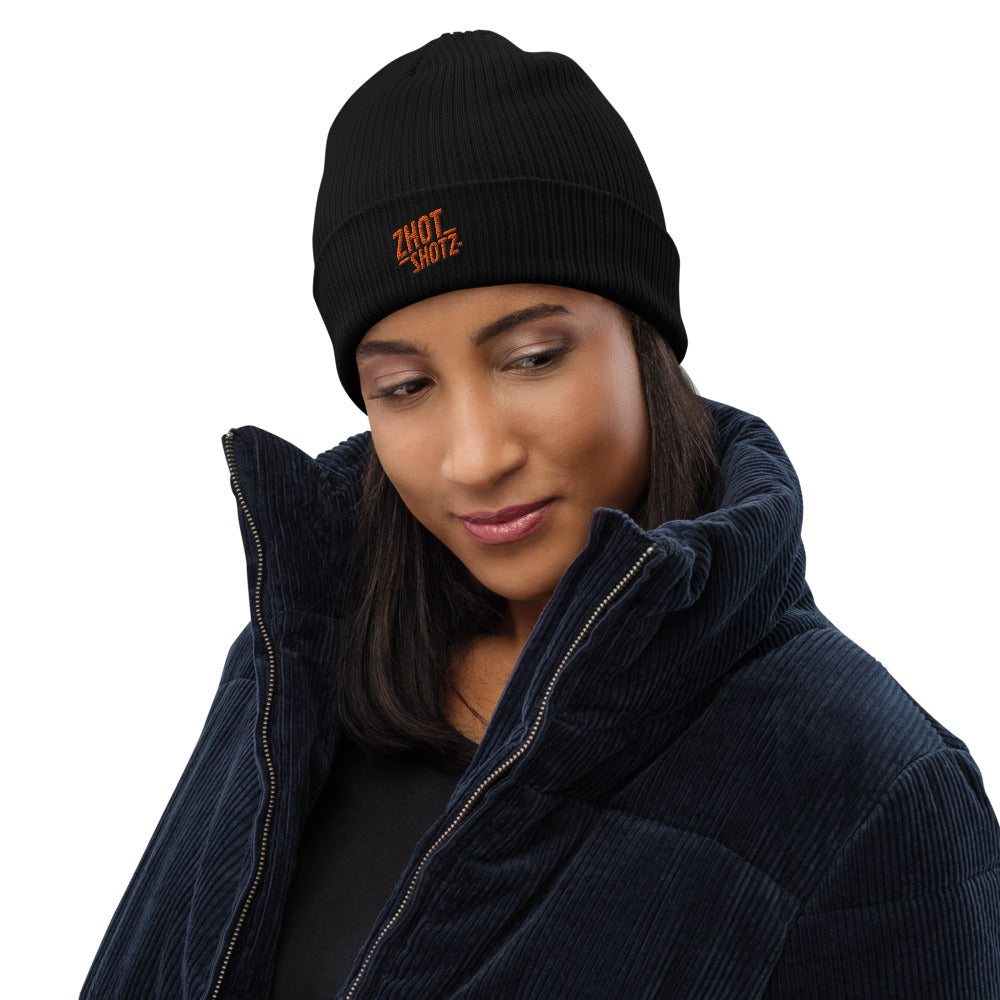 Zhot Shtz-Organic ribbed beanie