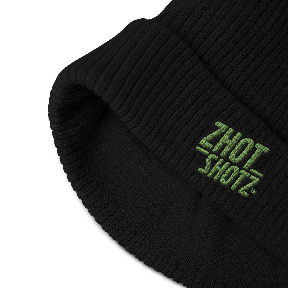 Zhot Shtz-Organic ribbed beanie
