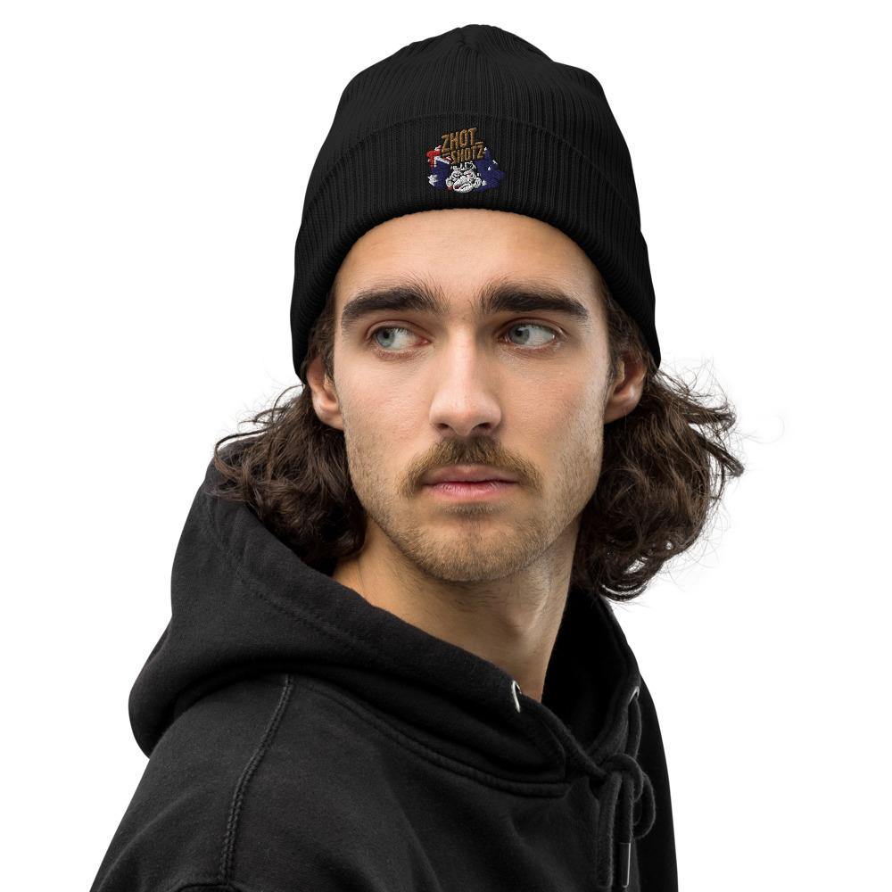 Zhot Shots Monkey-Organic ribbed beanie - Zhot Shop