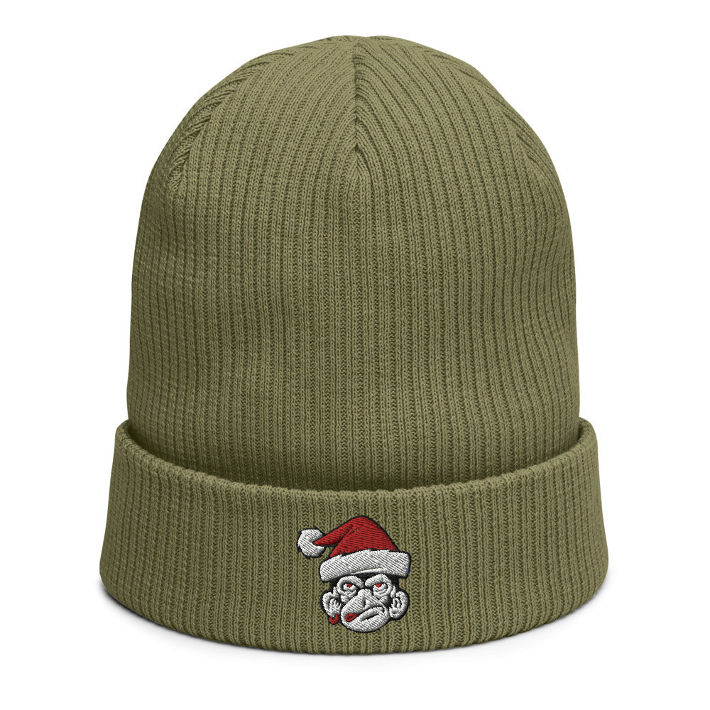 Zhot Shtz Monckey-Organic ribbed beanie