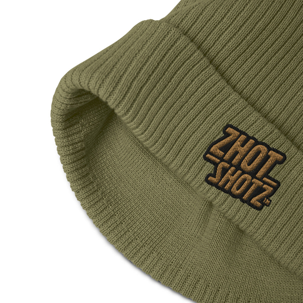 Zhot Shtz-Organic ribbed beanie