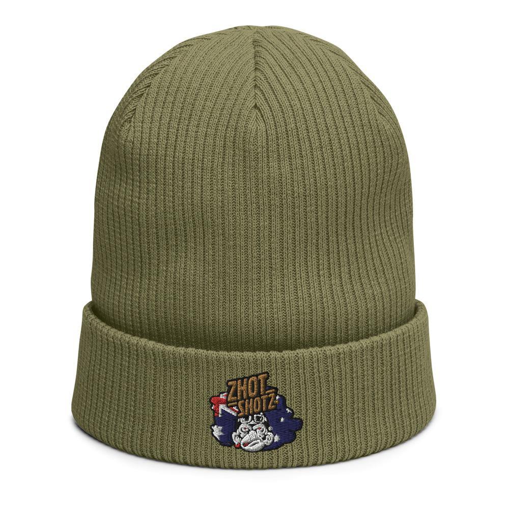 Zhot Shots Monkey-Organic ribbed beanie - Zhot Shop