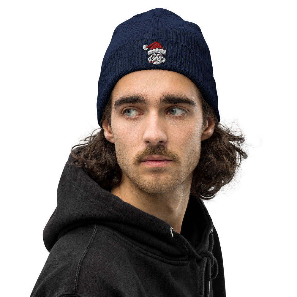 Zhot Shtz Monckey-Organic ribbed beanie