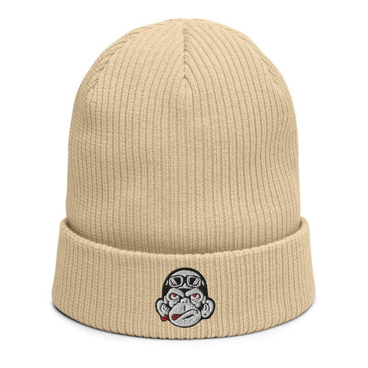 Zhot Shotz Monckey-Organic ribbed beanie - Zhot Shop
