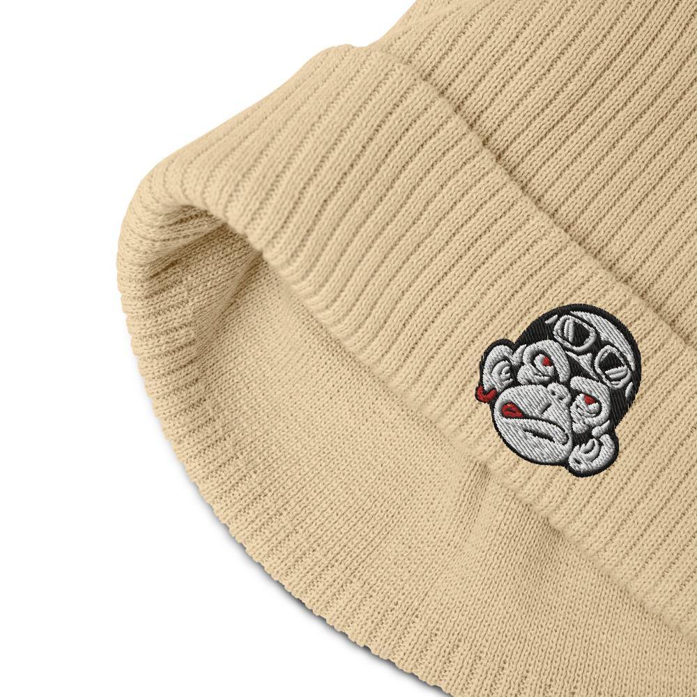Zhot Shotz Monckey-Organic ribbed beanie - Zhot Shop