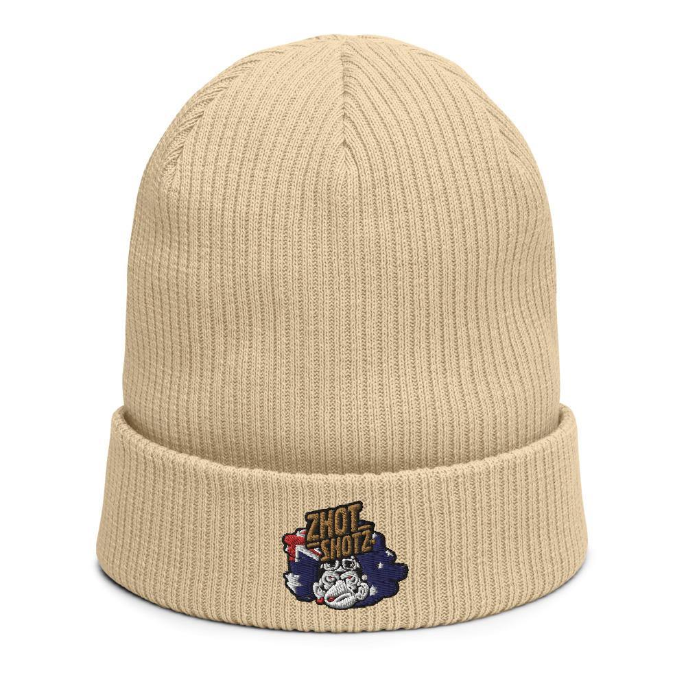 Zhot Shots Monkey-Organic ribbed beanie - Zhot Shop