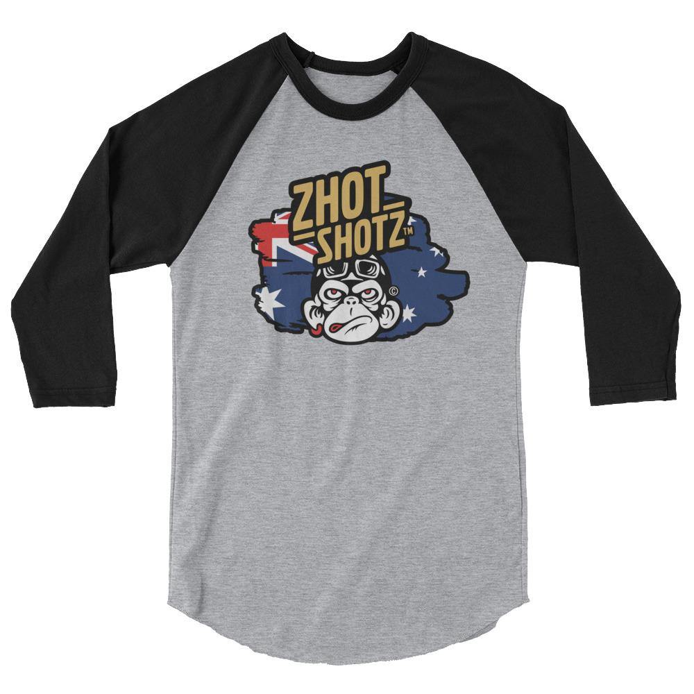 Zhot Shotz-3/4 sleeve raglan shirt - Zhot Shop