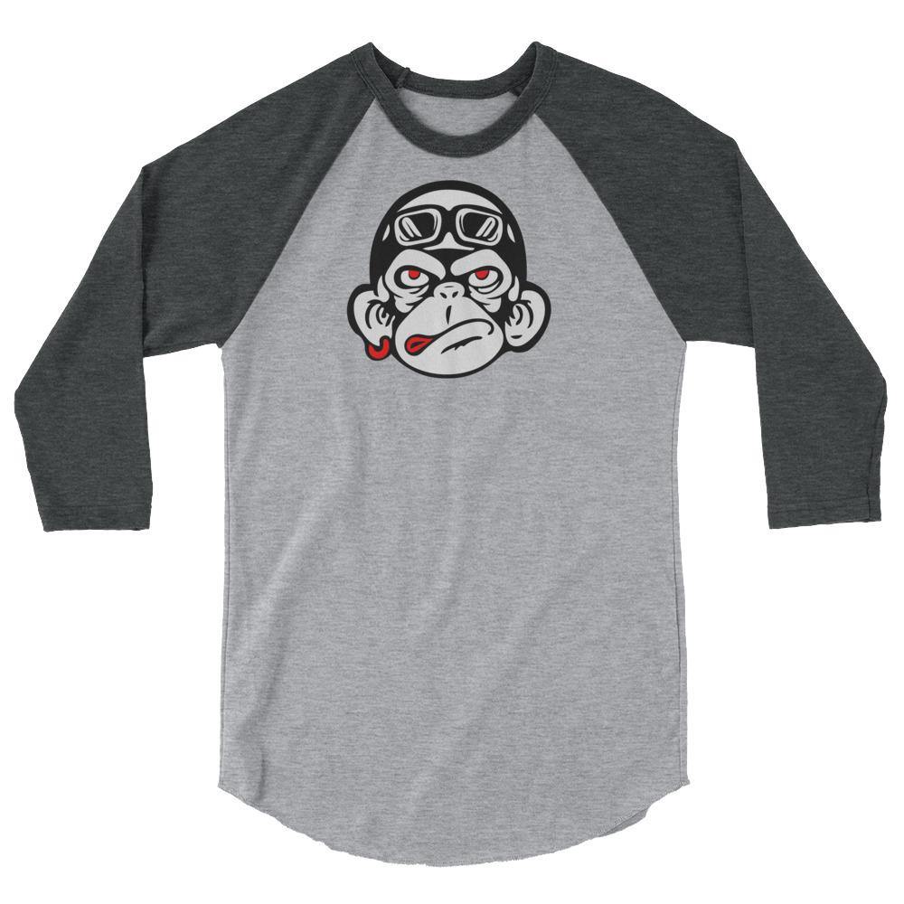 Zhot Shotz Monckey--3/4 sleeve raglan shirt - Zhot Shop