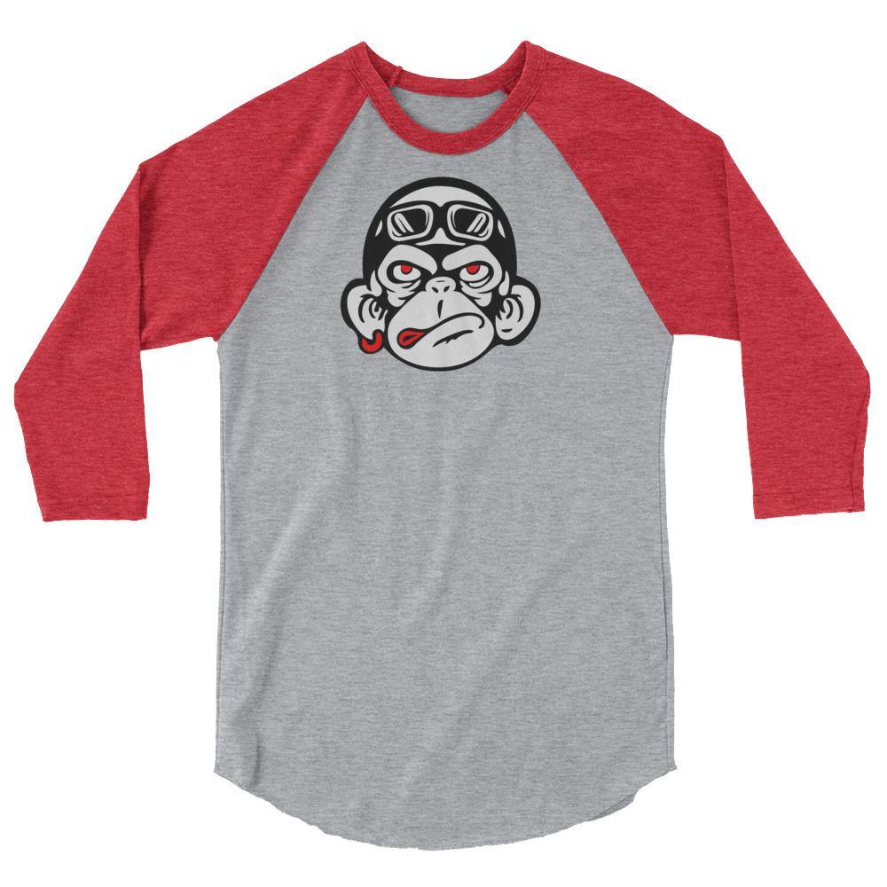 Zhot Shotz Monckey--3/4 sleeve raglan shirt - Zhot Shop