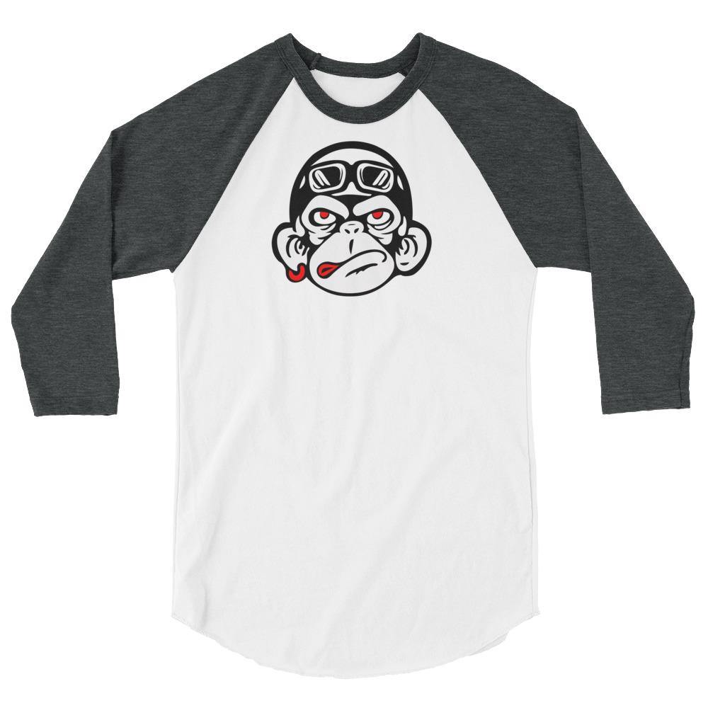 Zhot Shotz Monckey--3/4 sleeve raglan shirt - Zhot Shop