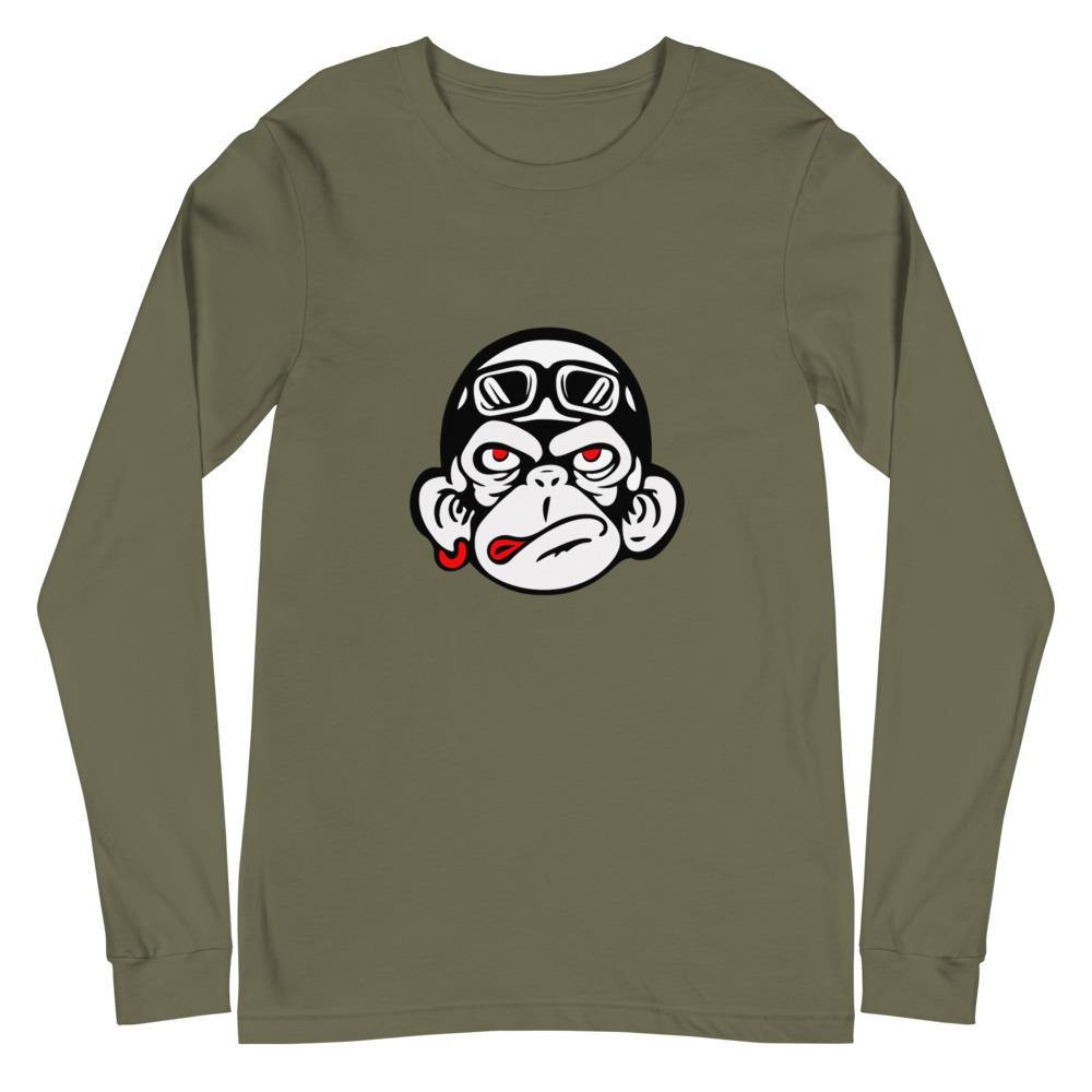 Zhot Shotz Monkey-Unisex Long Sleeve Tee - Zhot Shop