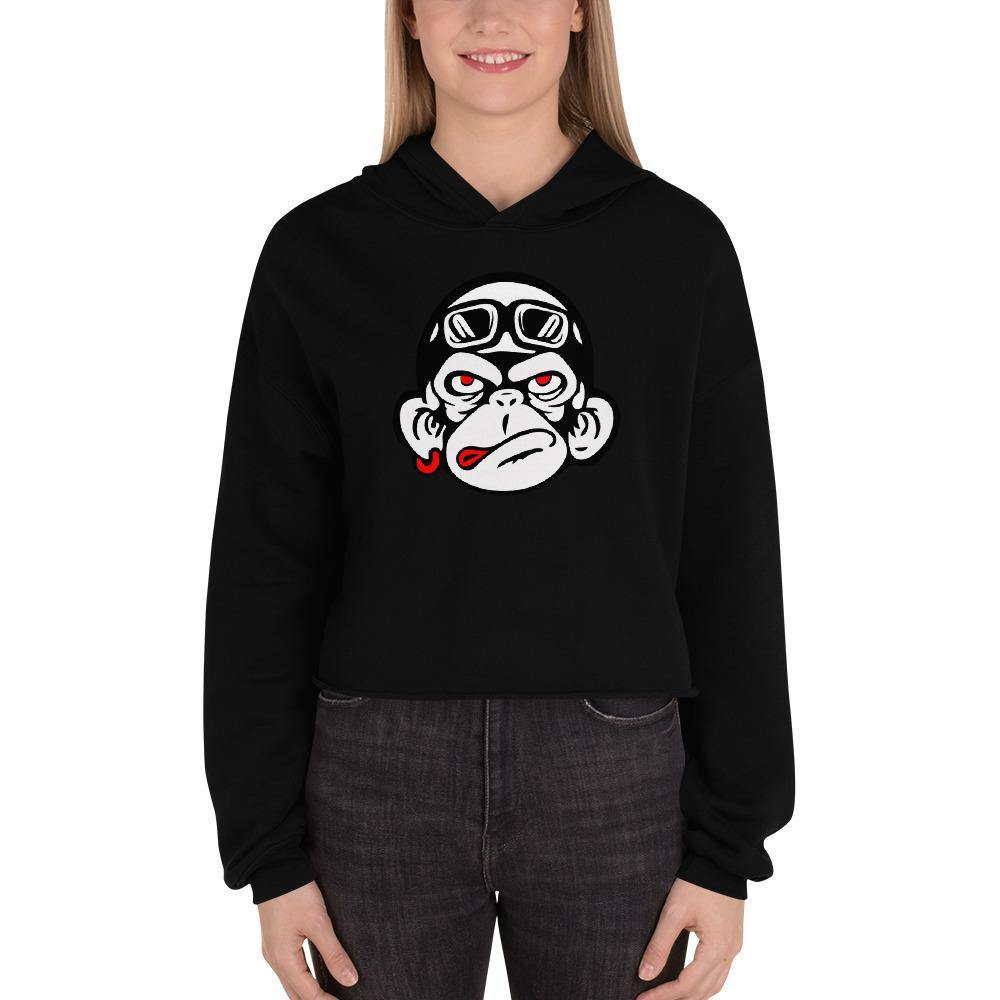 Zhot Shotz Monckey- Crop Hoodie - Zhot Shop