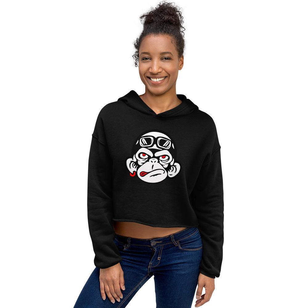 Zhot Shotz Monckey- Crop Hoodie - Zhot Shop