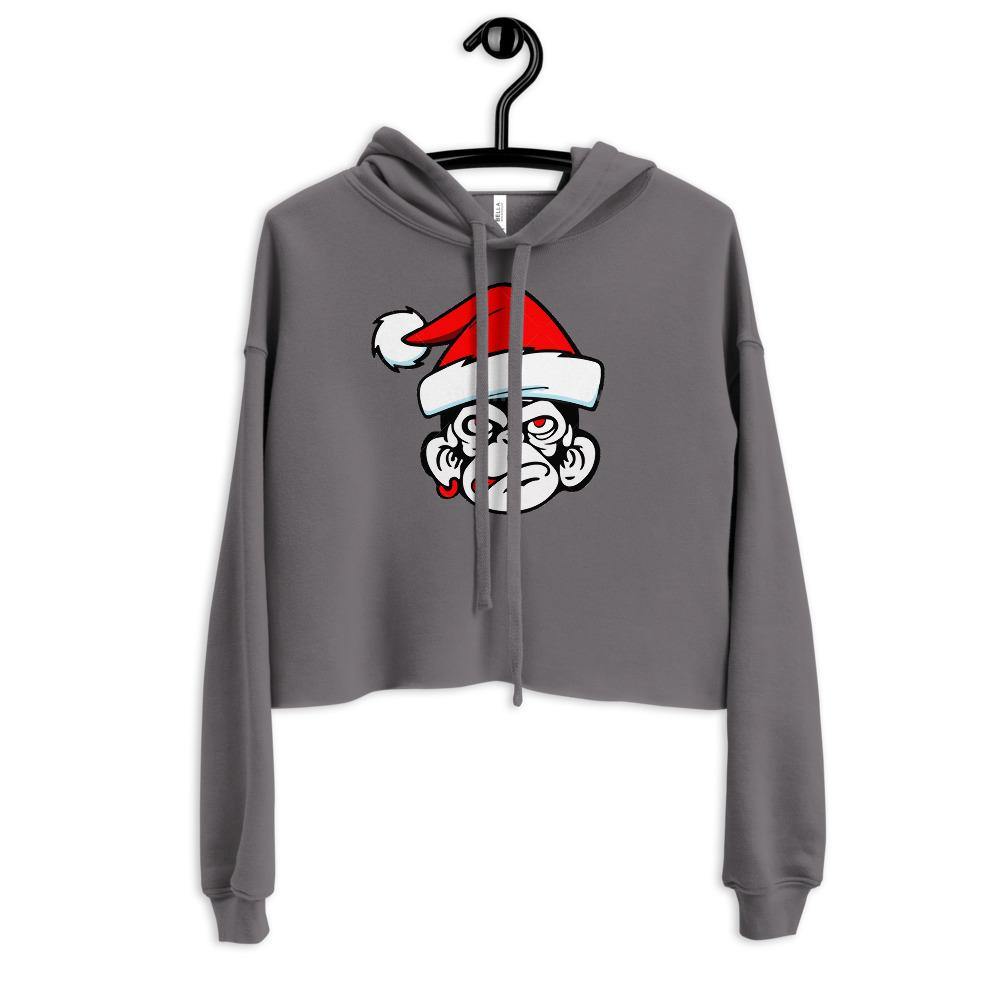 Zhot Shot Monckey-Crop Hoodie - Zhot Shop