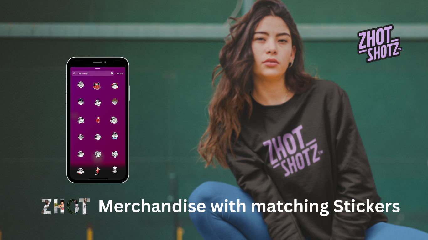 Zhot Merchandise with matching stickers, stickers that match outfit