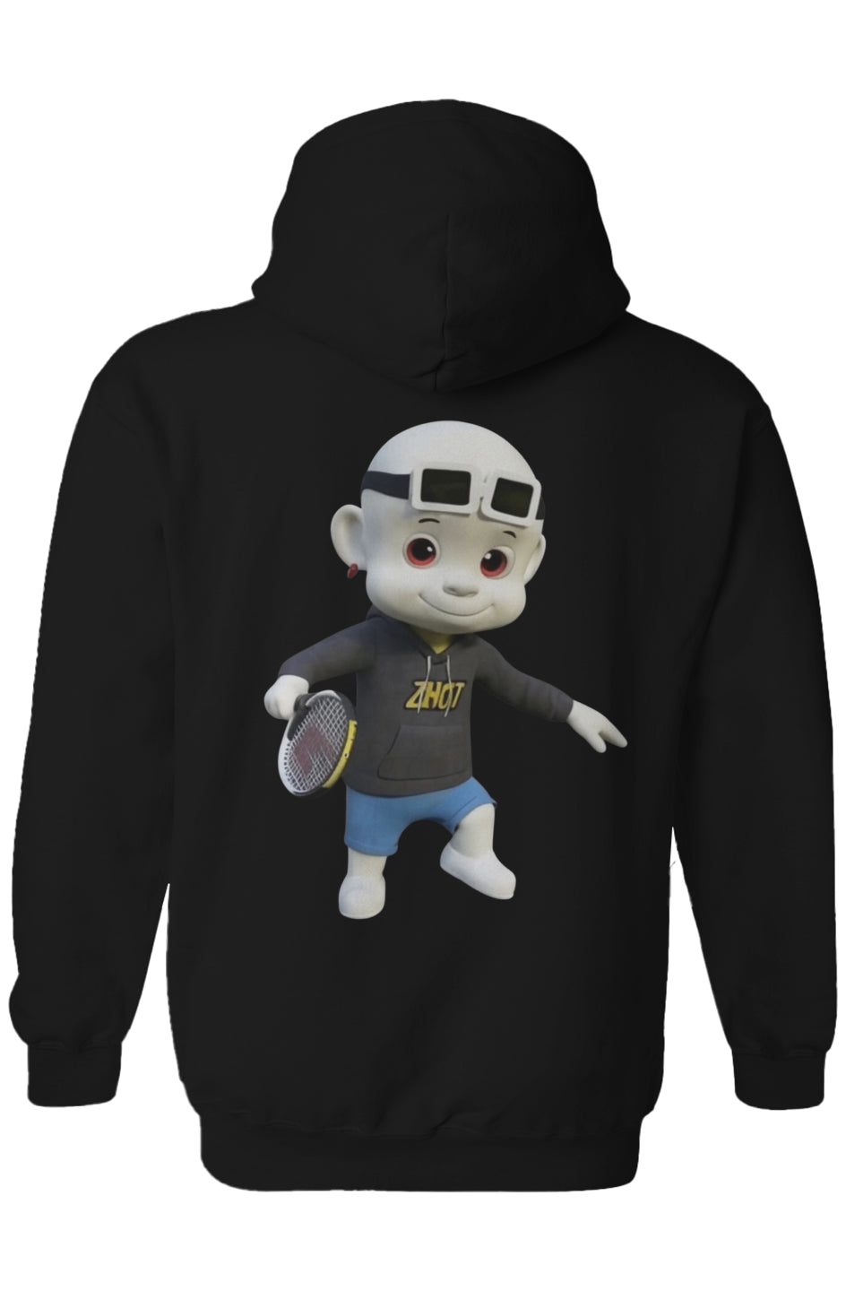 Zhot Jr Tennis Design on Back Heavy Blend Hoodie