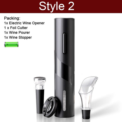 Electric Wine Opener -Automatic Corkscrew -Wine Openers -Rechargeable Bottle Opener - Foil Cutter