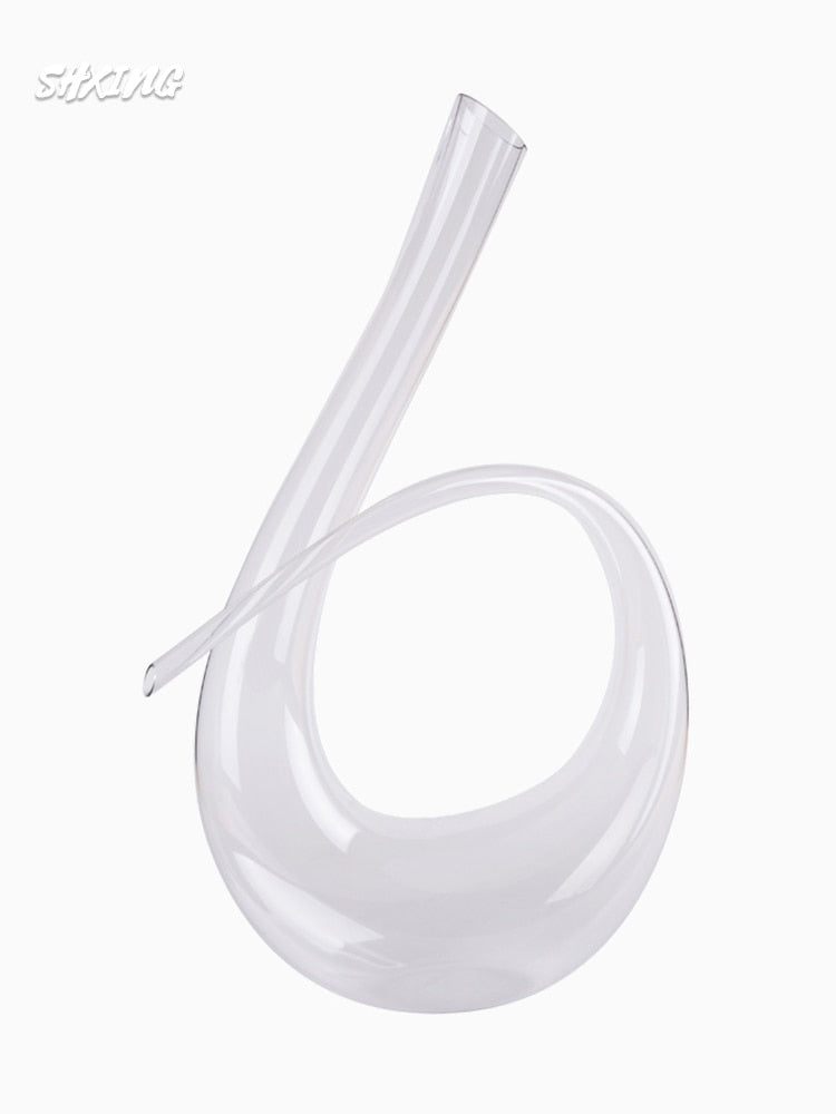 Crystal High Grade 1500ml Spiral Wine Decanter -Harp Swan Decanter-