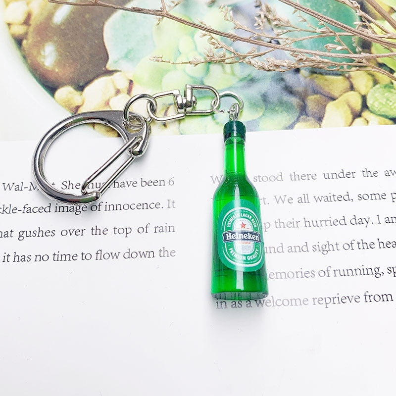 Alcohol Brands Keychain Beer - Vodka - Whiskey - Tequila - Gin -Pisco Branded Keychains