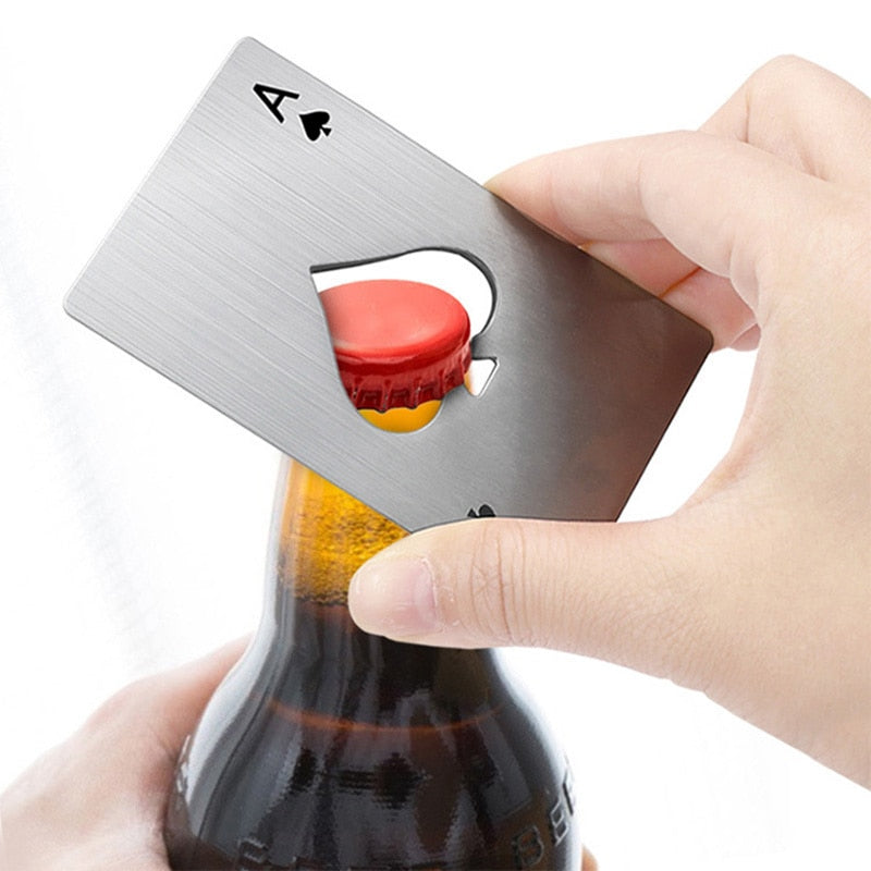 Bottle Opener - Poker Card Bottle Opener - Easy to Carry- Multifunction