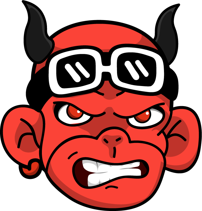 Emoji Hell Hot Devil Zhot Logo